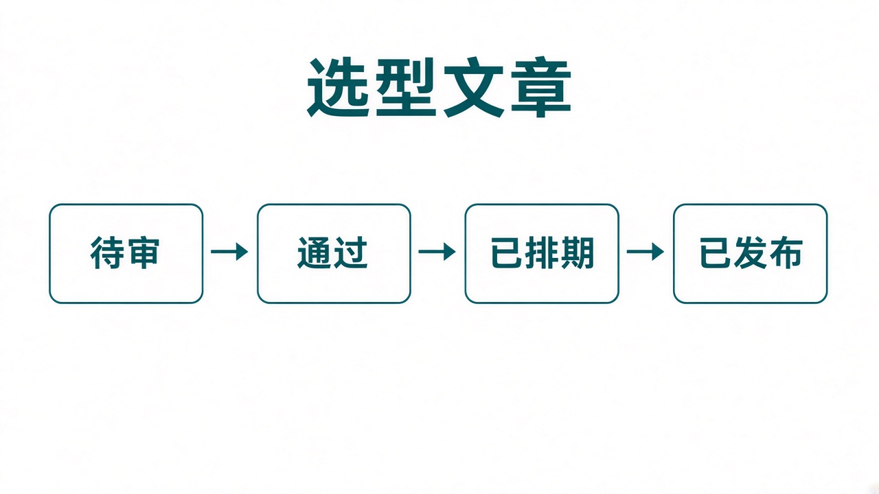 一篇文章经过待审、通过、已排期、已发布